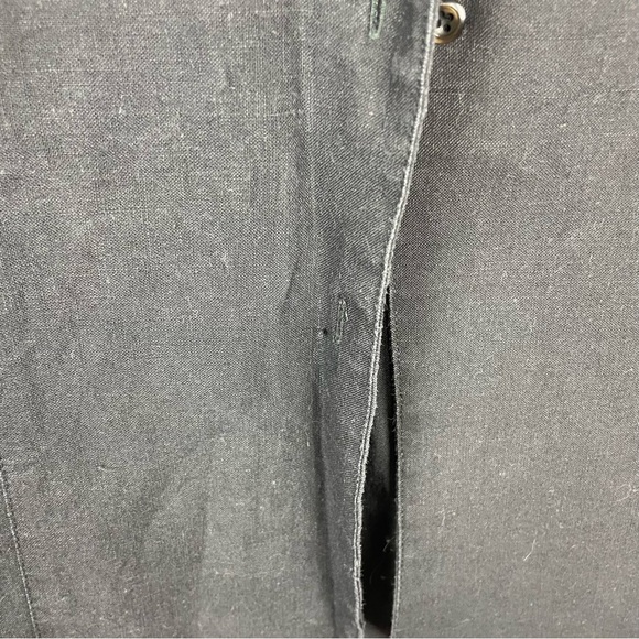 Diane Von Furstenberg vintage black button down - Picture 4 of 5